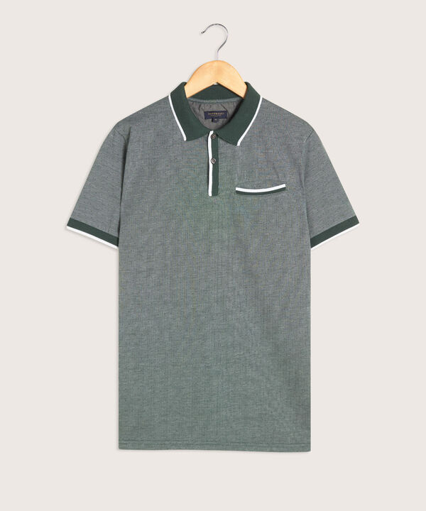 Polo Cuello Tejido, Con Bolsillo