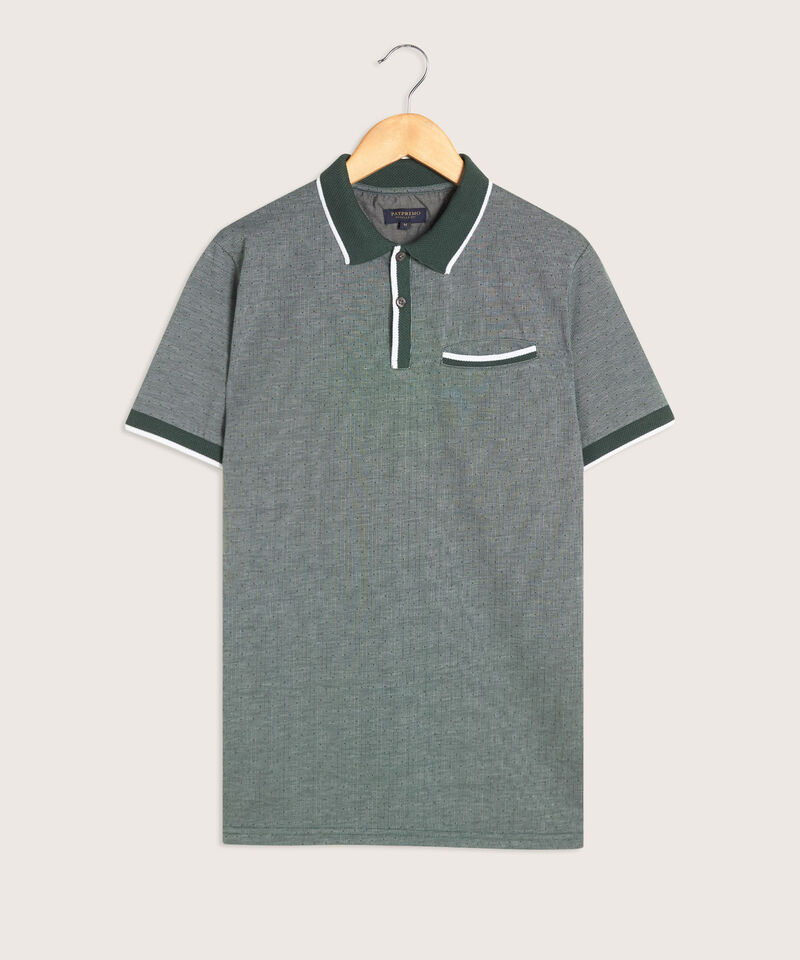 Polo Cuello Tejido, Con Bolsillo