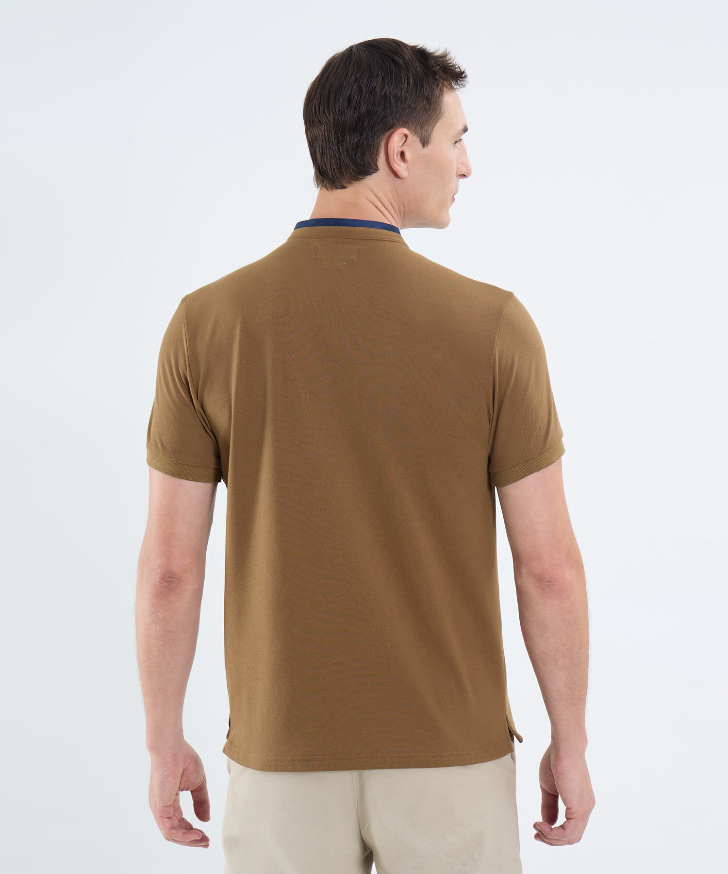 Polo Cuello Mao En Bloques