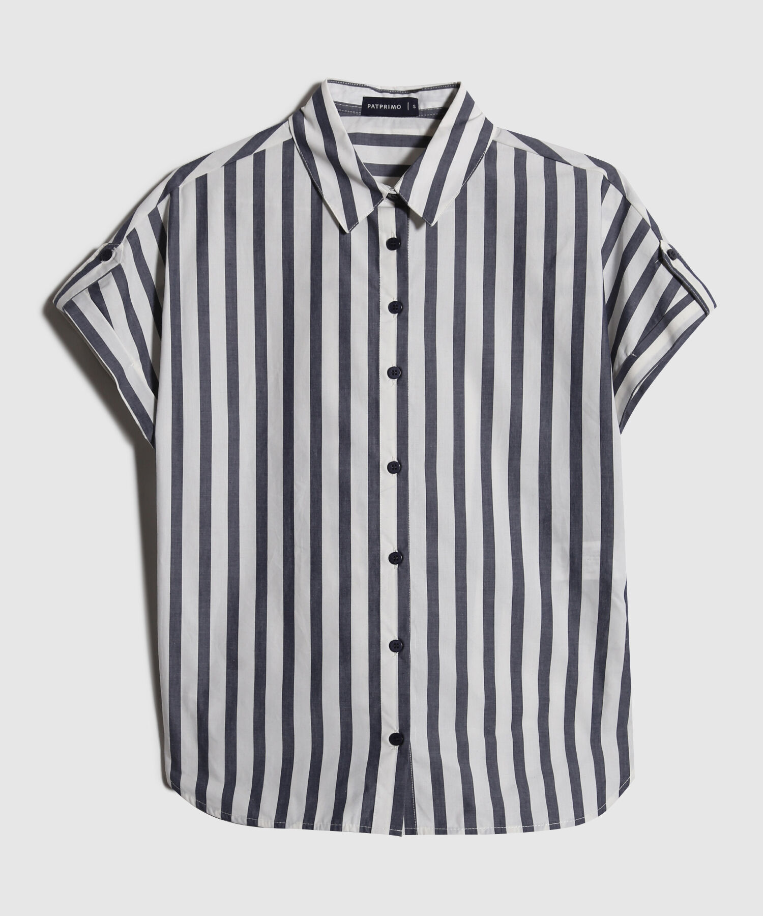 Camisa Con Charretra Preteñida