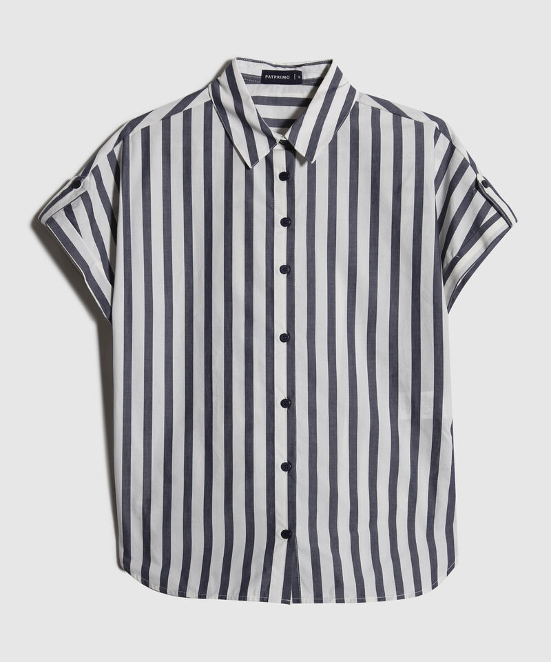 Camisa Con Charretra Preteñida