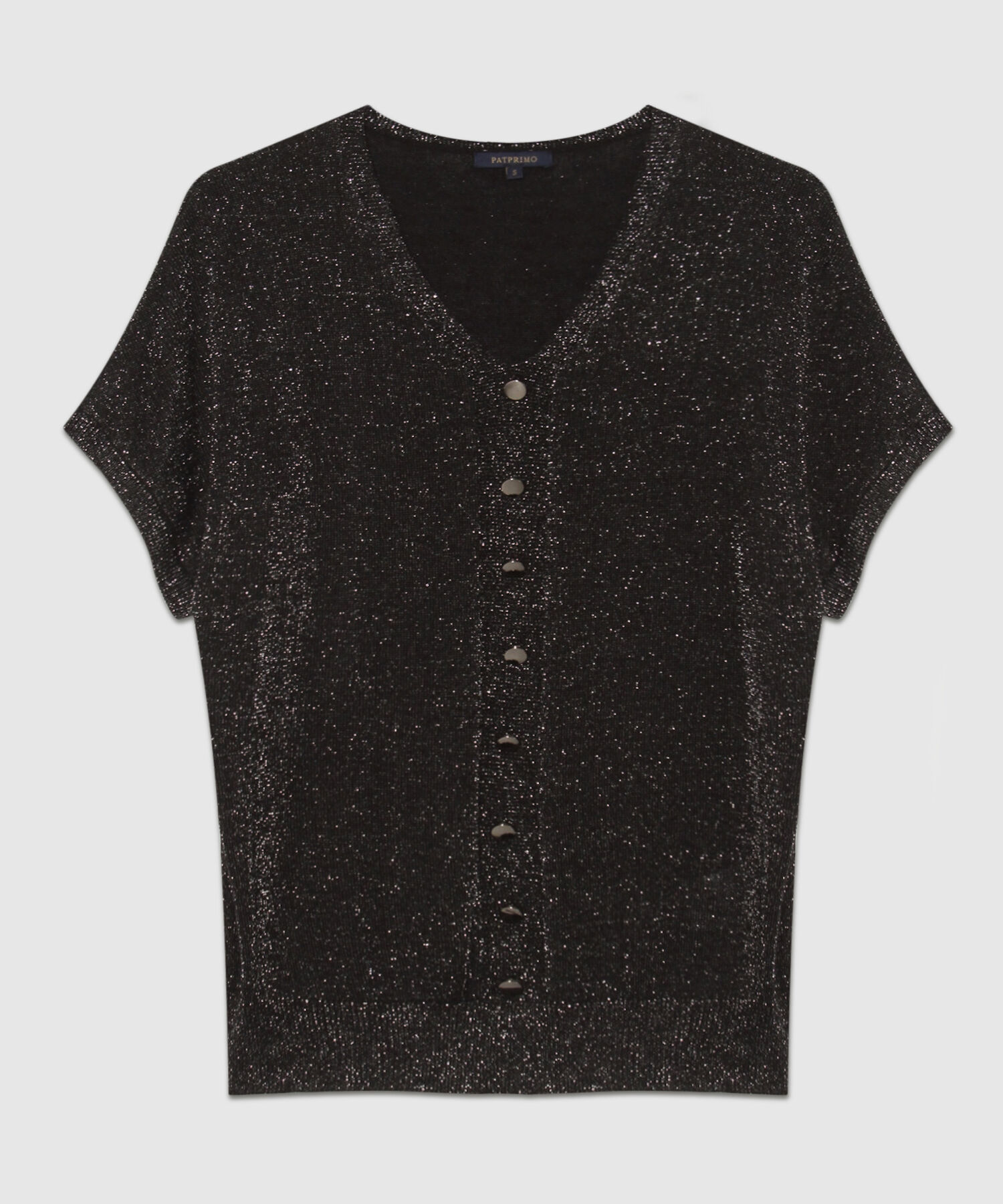 Blusa Tejida con Escote en V