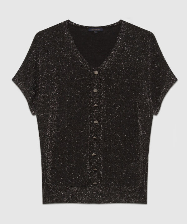 Blusa Tejida con Escote en V image number null