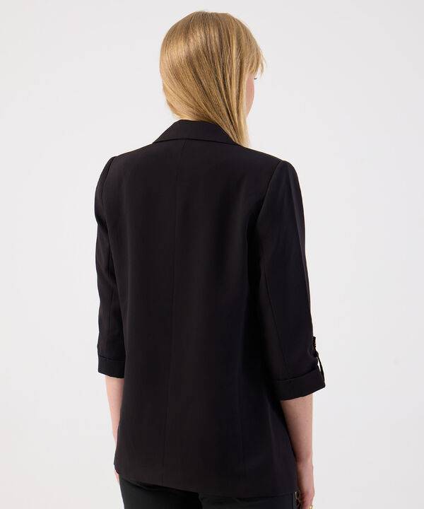 Blazer Abierto de Mangas 3/4