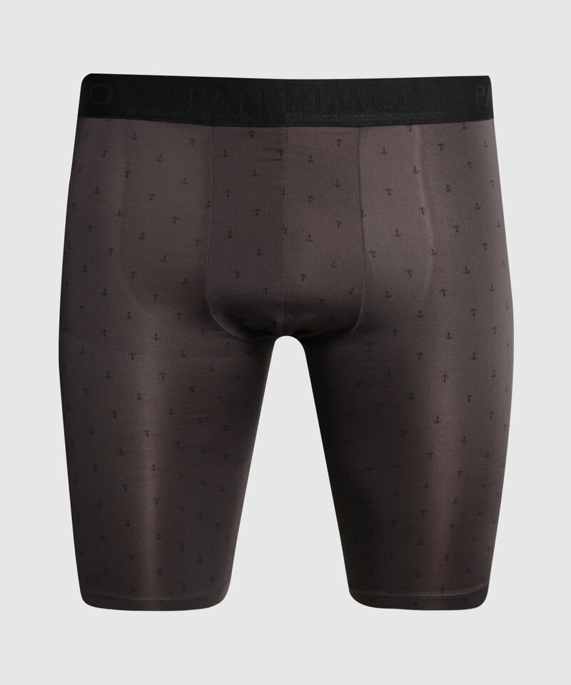 Pantaloncillo Boxer Largo Estampadoen Microfibra