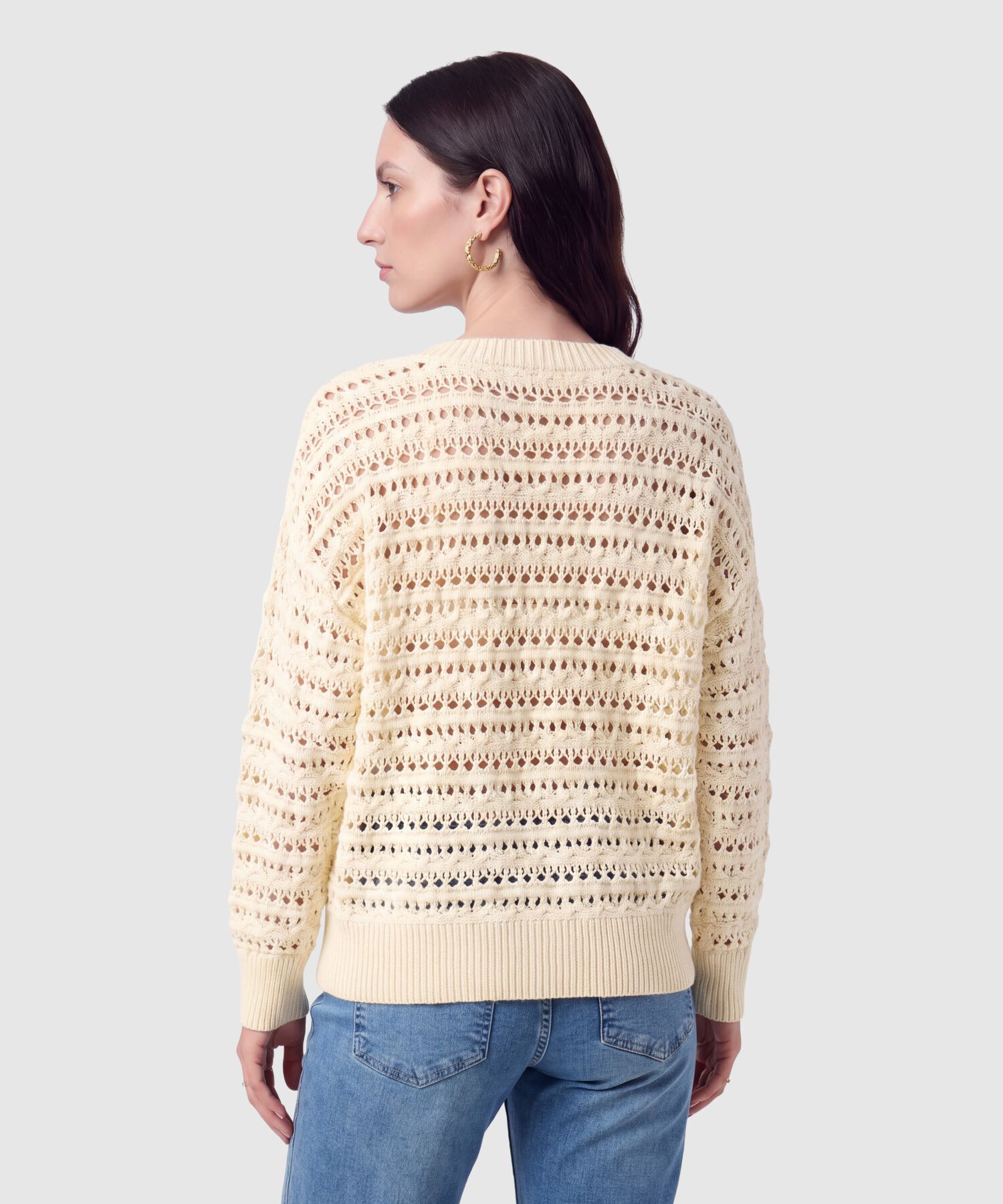 Saco Calado Con Botones Para Mujer