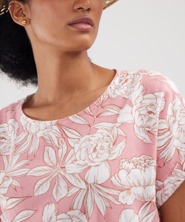 Blusa Manga Corta Estampada image number null