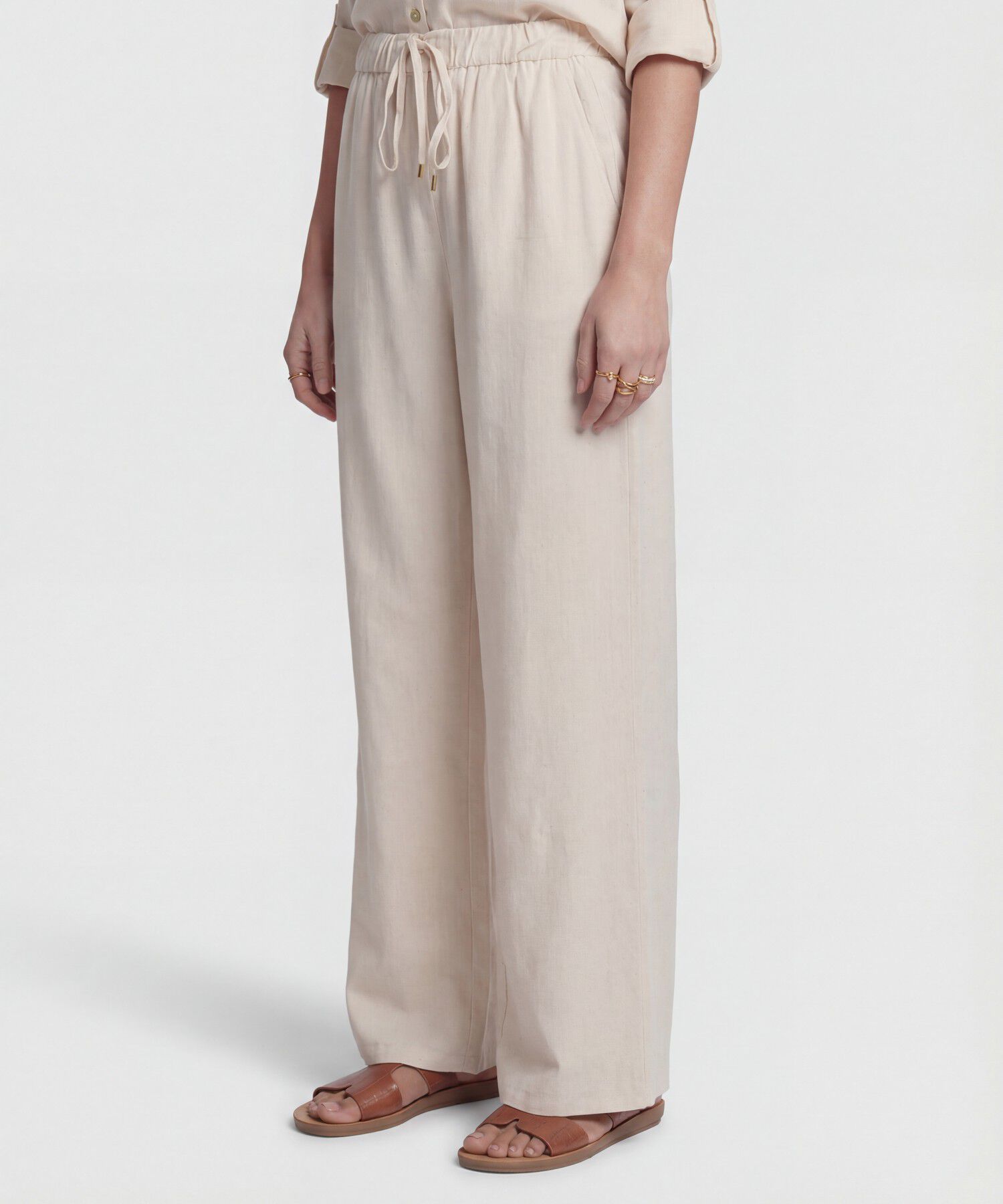 Pantal&oacute;n Fluido B&aacute;sico Ligero Para Mujer