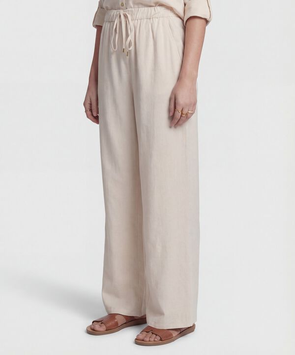 Pantal&oacute;n Fluido B&aacute;sico Ligero Para Mujer image number null