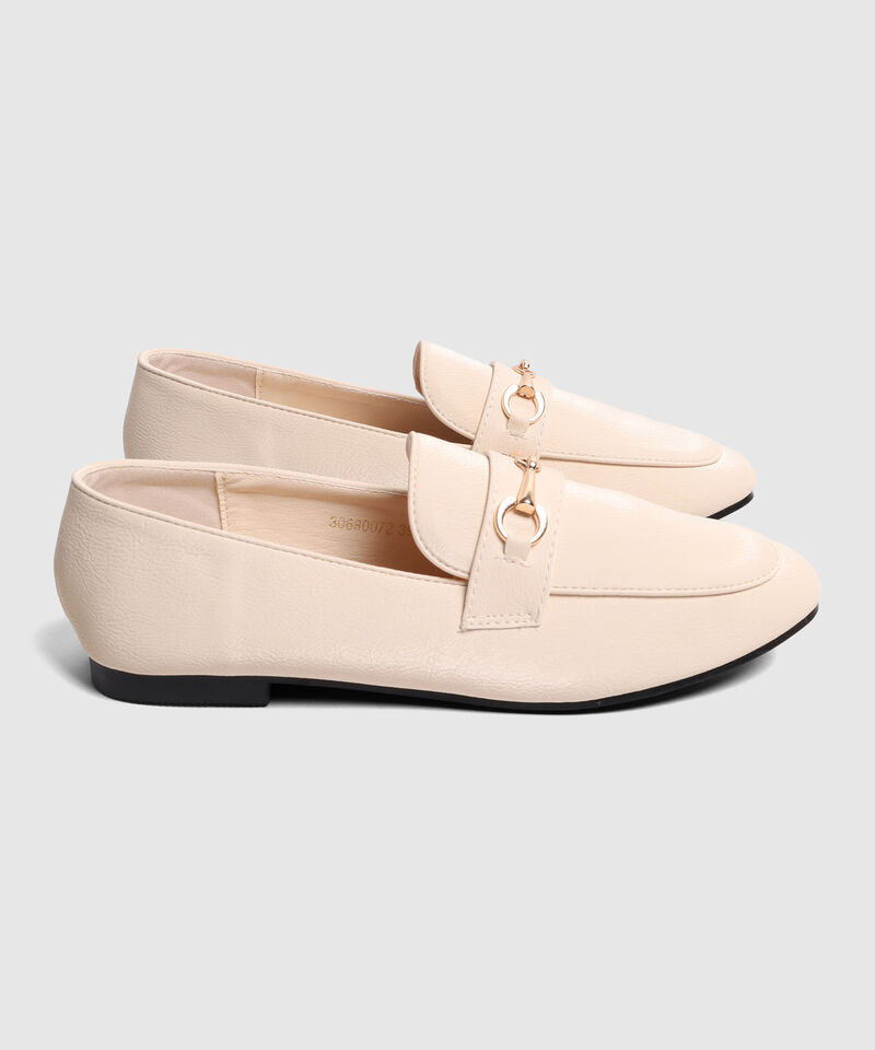 Mocasines Con Bocado Met&aacute;lico Para Mujer