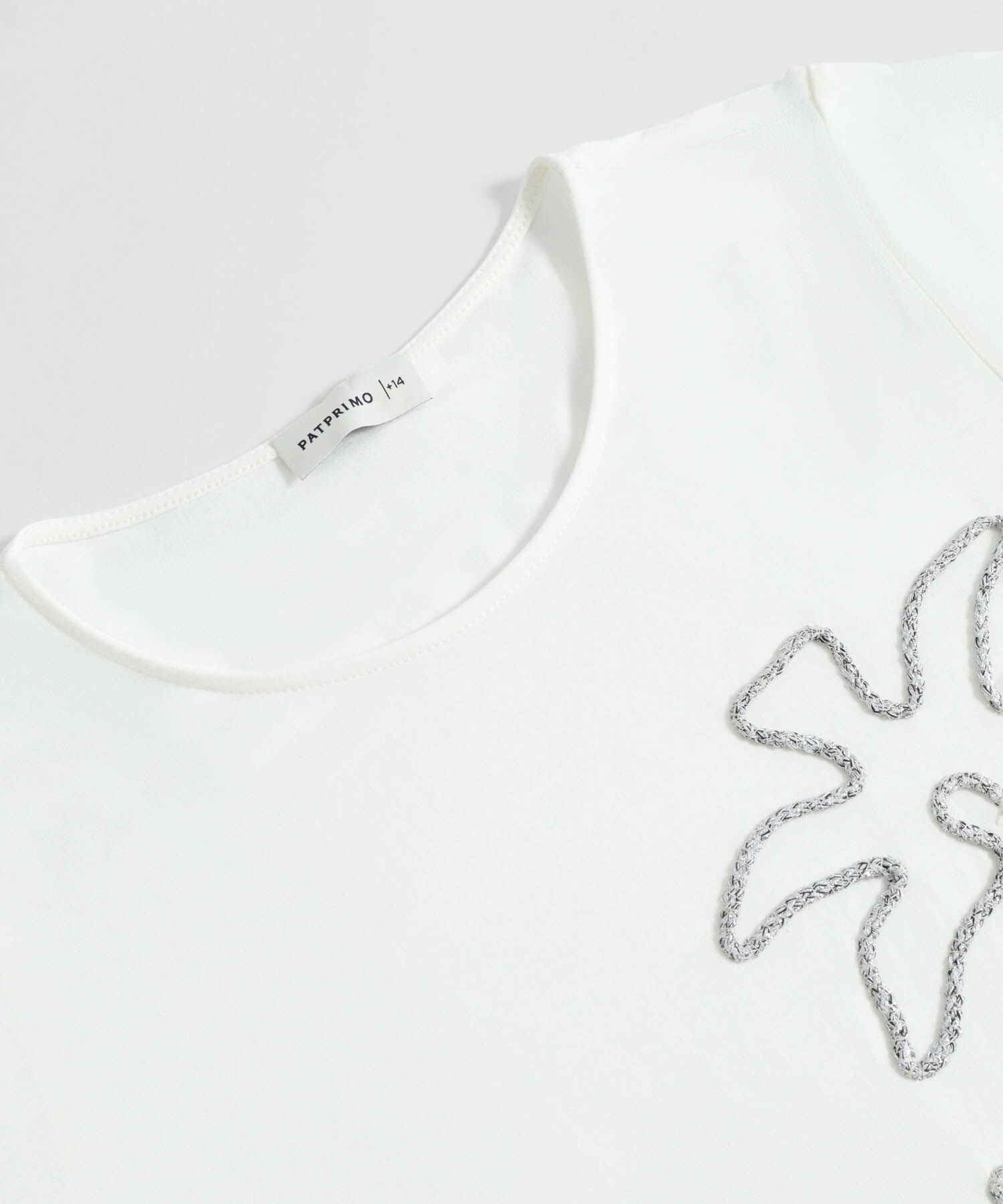 Camiseta B&aacute;sica De Cuello Redondo Mujer Curvy