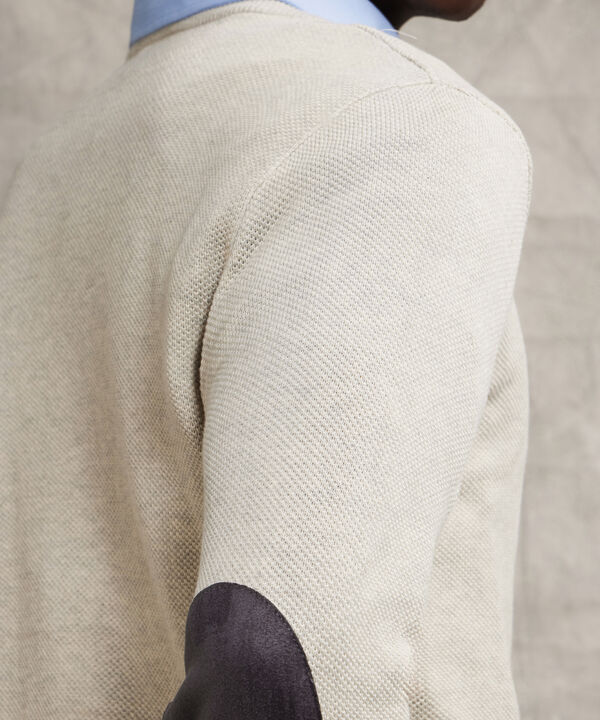 Saco Cuello Redondo Con Coderas image number null