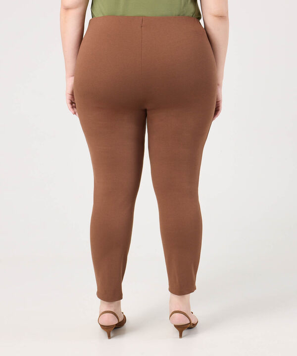 Leggings Costura Frontal Para Mujer Curvy