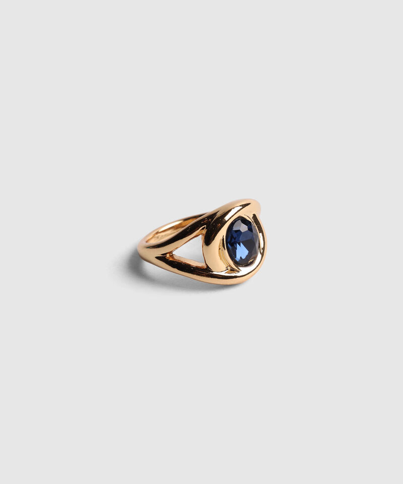 Anillo Dorado Con Detalle