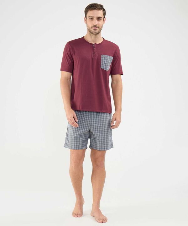 Pijama 2 Piezas Camiseta Y Short image number null