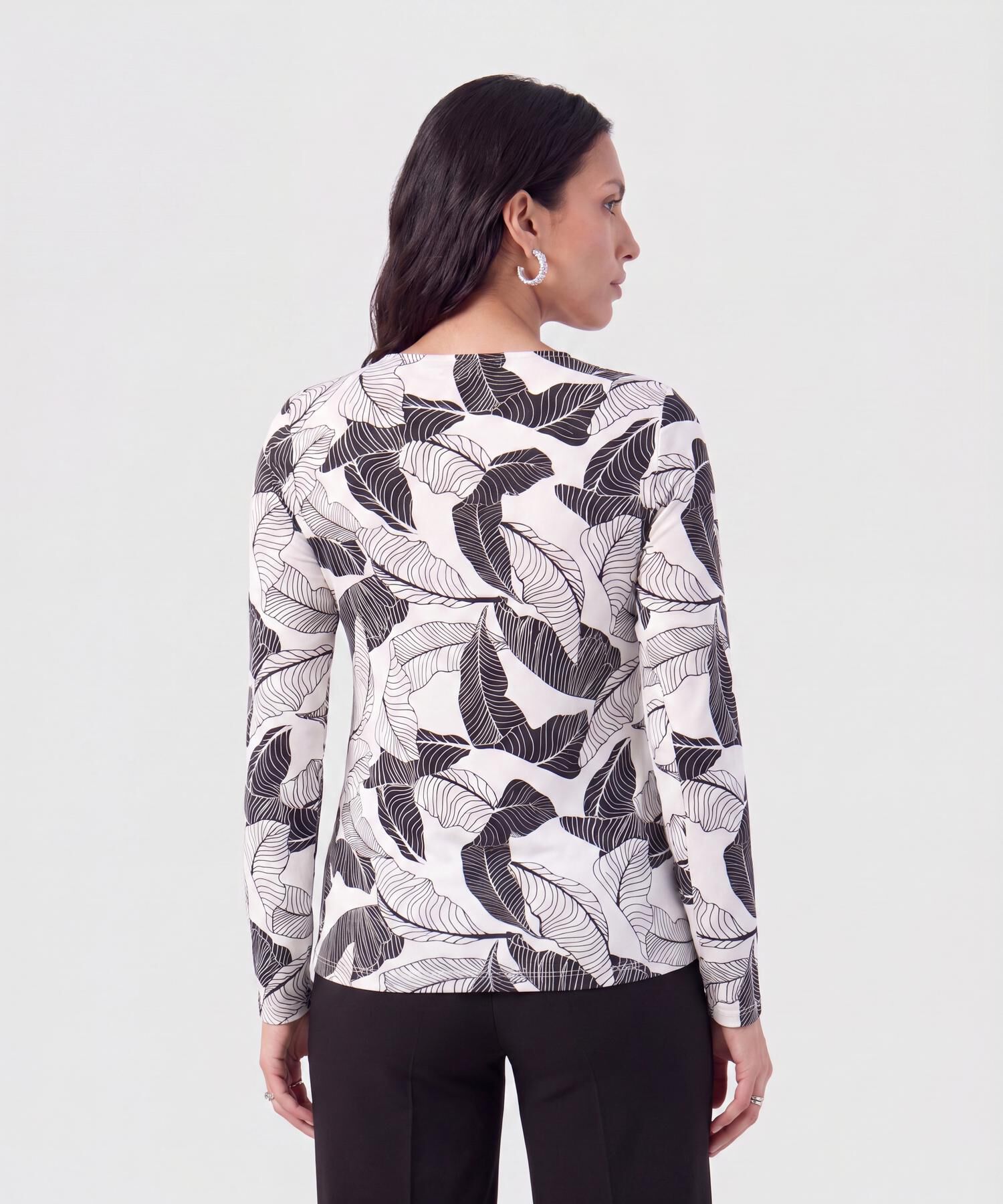 Camisetamanga Larga Estampada 