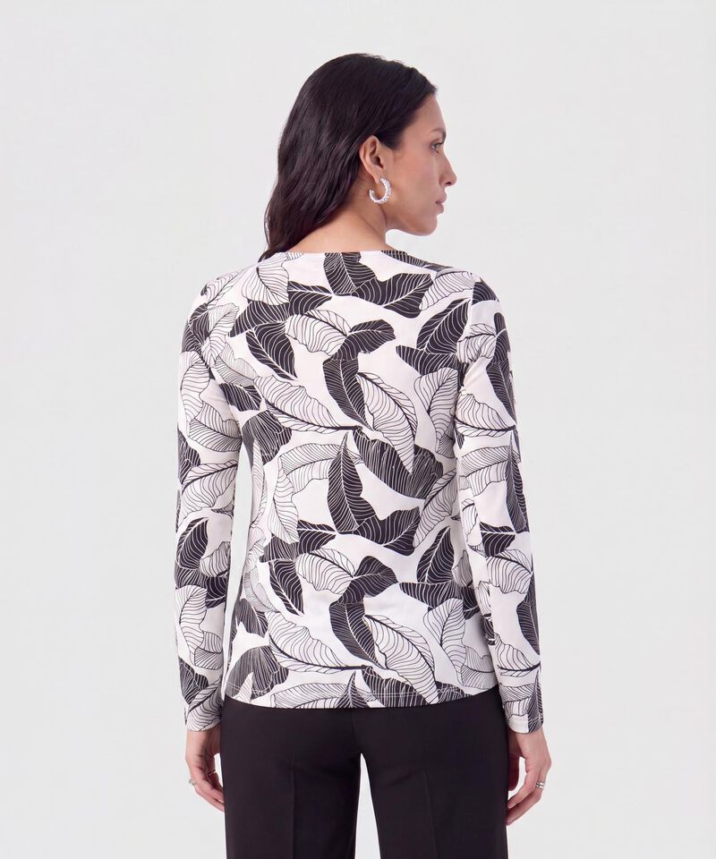 Camisetamanga Larga Estampada 