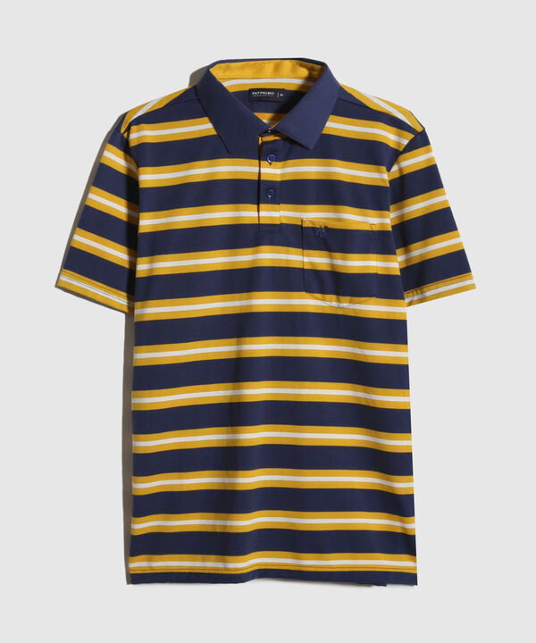 Polo Cuello Duro Rayas
