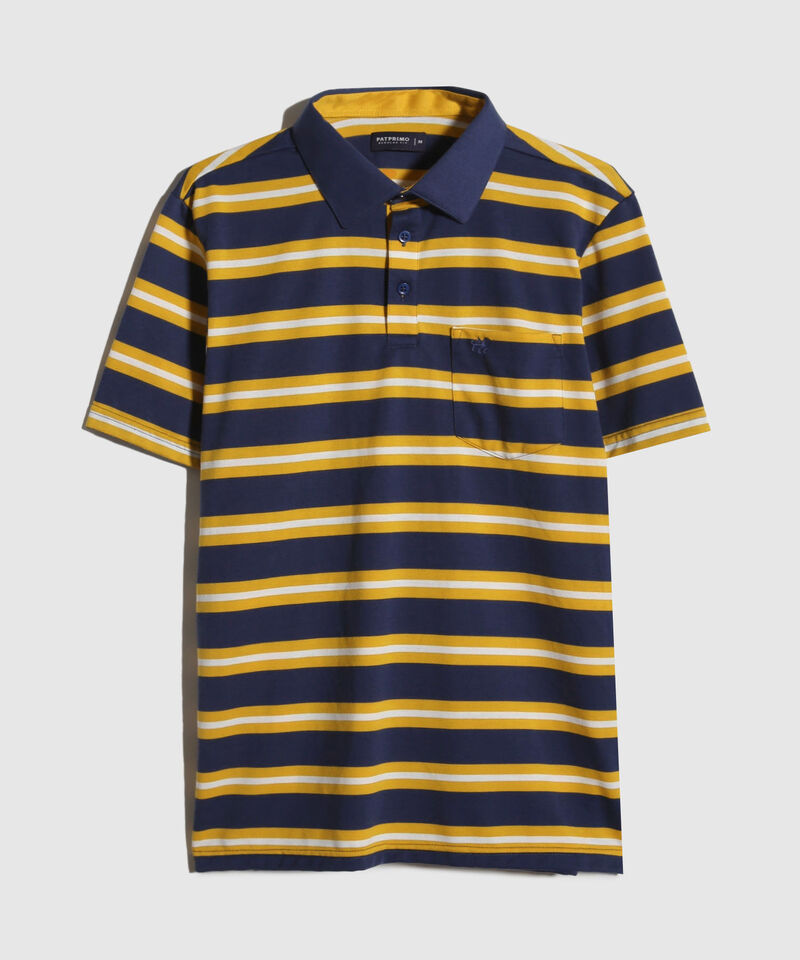 Polo Cuello Duro Rayas