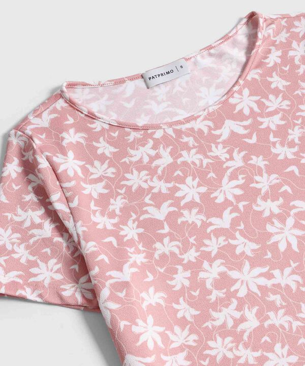 Camiseta Estampada Manga Corta 