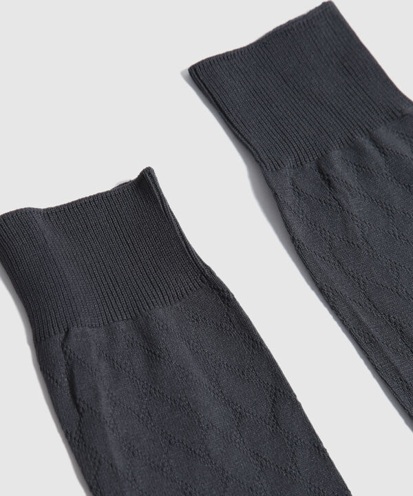 Medias Nylon Con Dise&ntilde;o