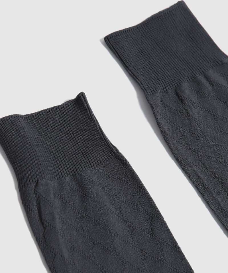 Medias Nylon Con Dise&ntilde;o