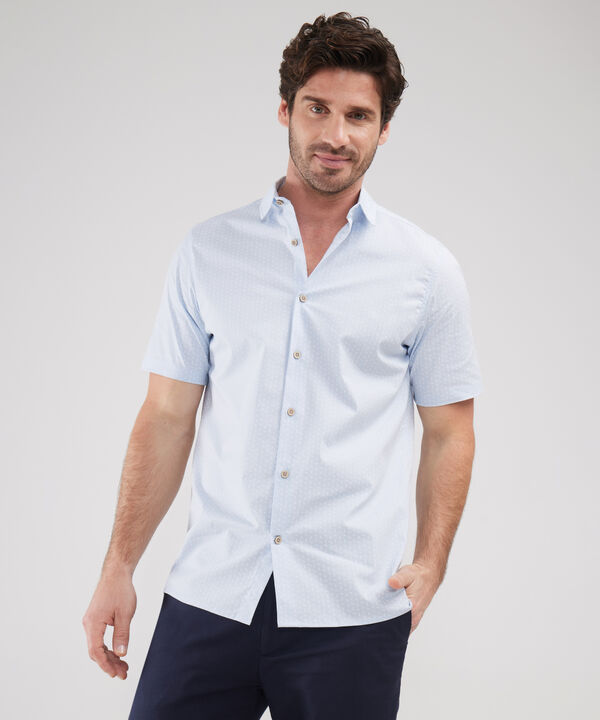 Camisa Estampada Manga Corta