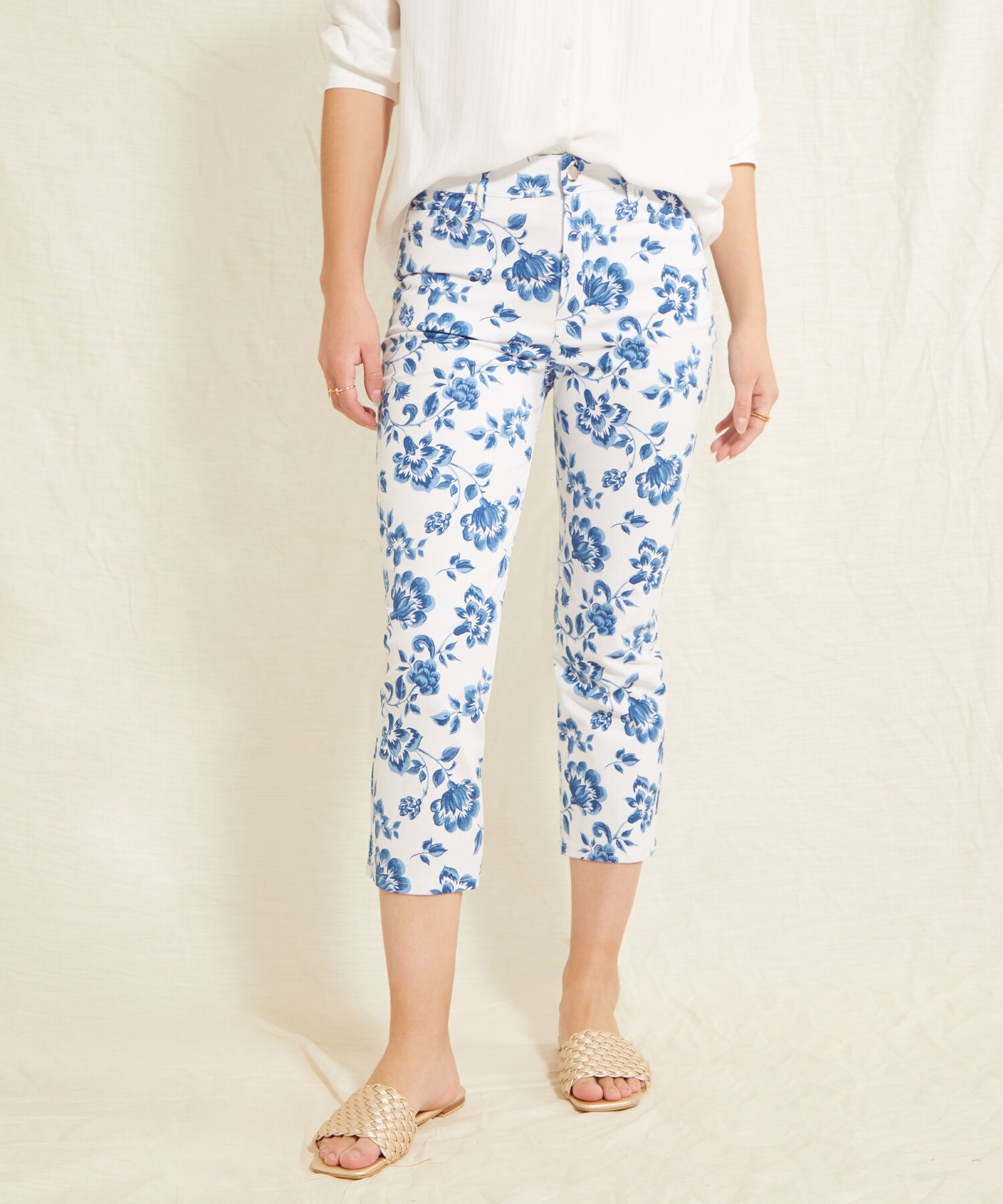 Pantalón Capri Cinco Bolsillos Estampado