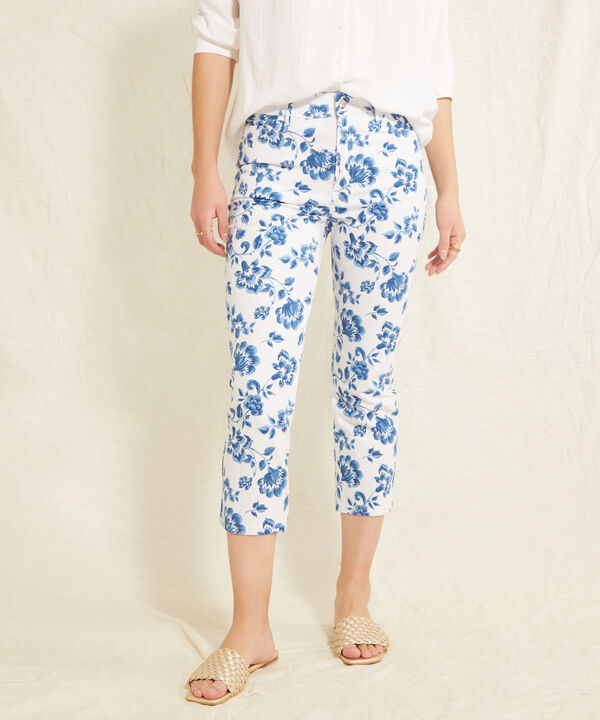 Pantalón Capri Cinco Bolsillos Estampado image number null