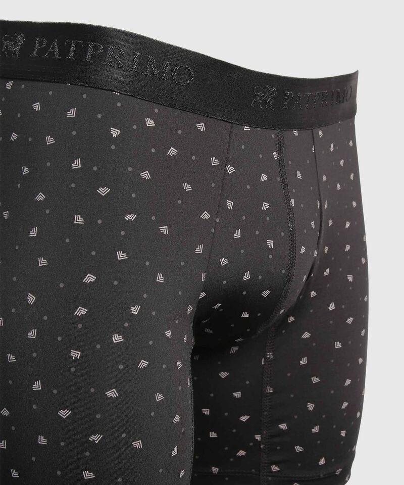 B&oacute;xer Medio Estampado En Microfibra 