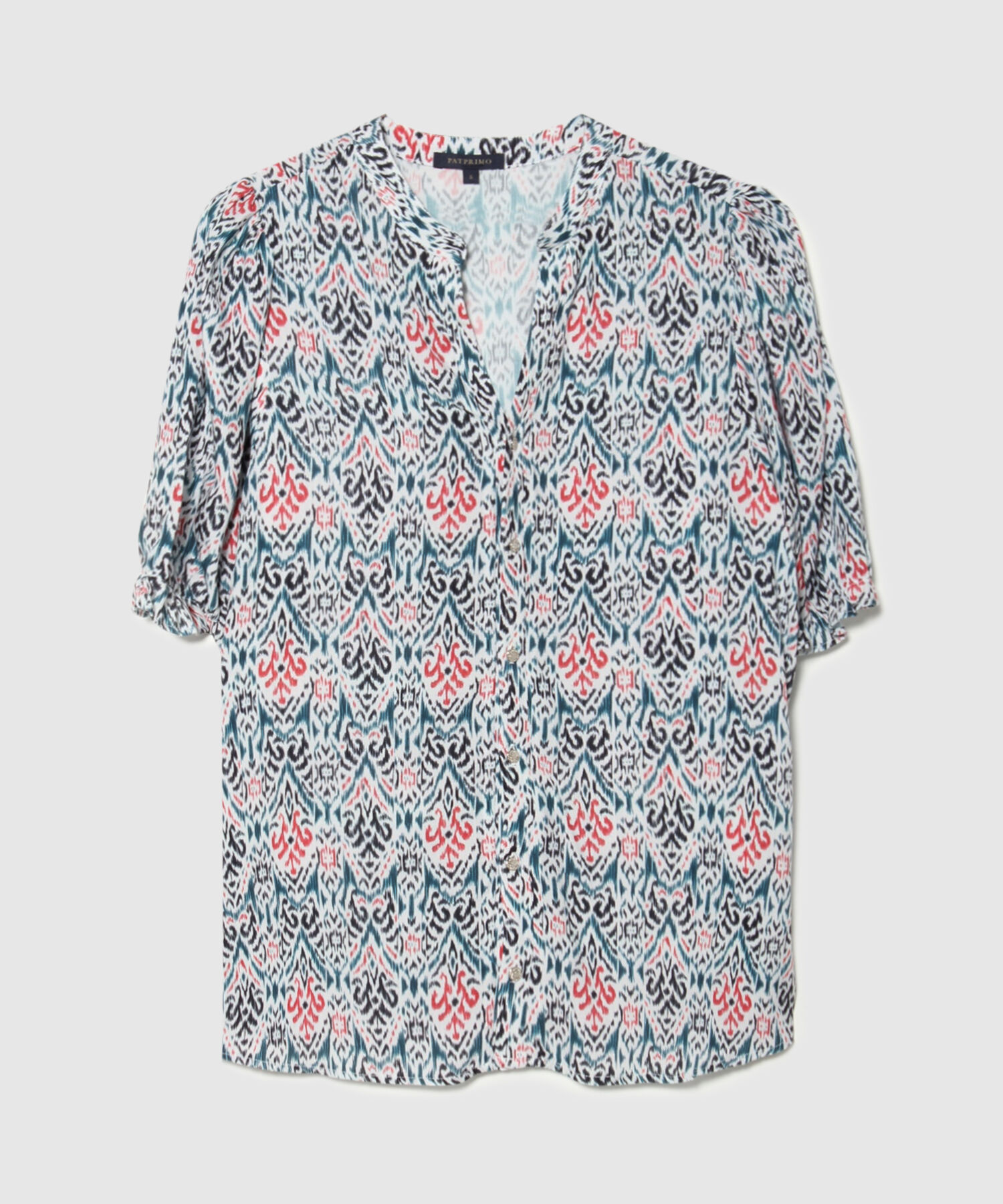 Blusa Estampada Manga Al Codo