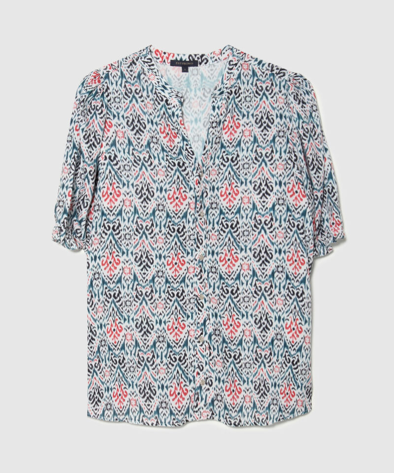 Blusa Estampada Manga Al Codo