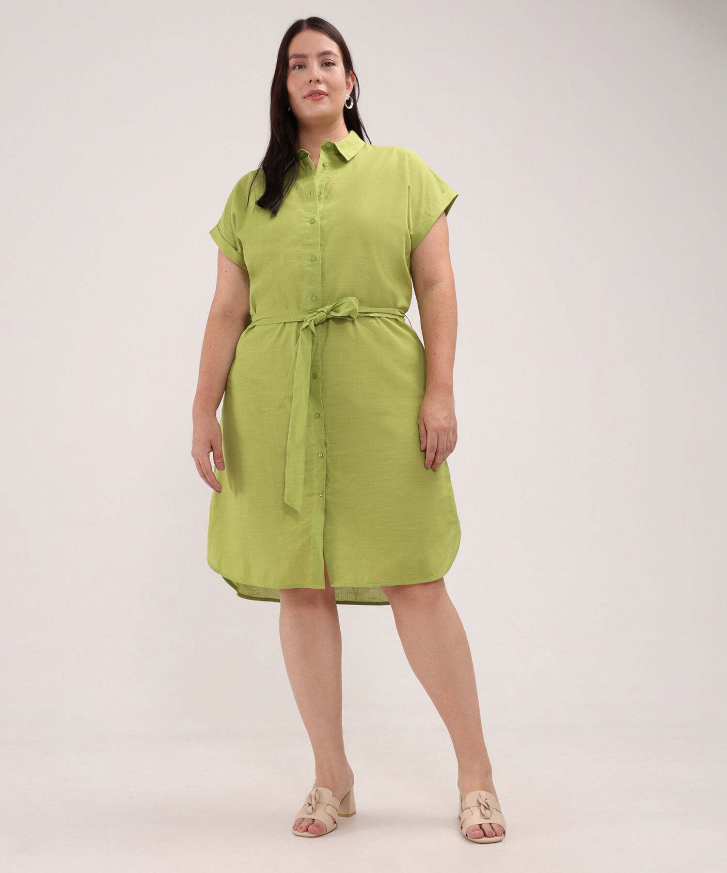 Vestido Unicolor