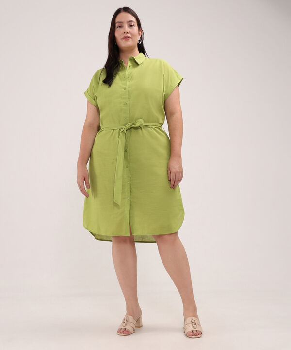 Vestido Unicolor image number null