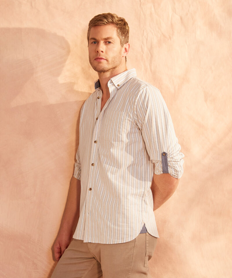 Camisa Manga Larga Button Down