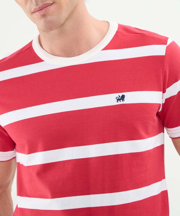 Camiseta Cuello Redondo Manga Corta Preteñida image number null
