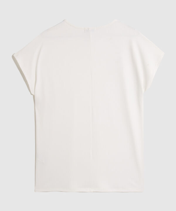 Camiseta Manga Corta Estilo Minimalista Para Mujer Curvy image number null