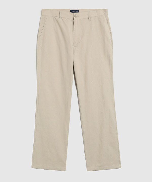 Pantal&oacute;n Chino De Corte Recto Para Hombre image number null