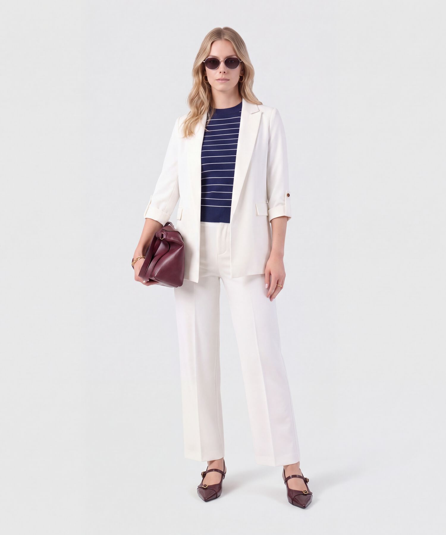 Pantal&oacute;n De Bota Recta Para Mujer