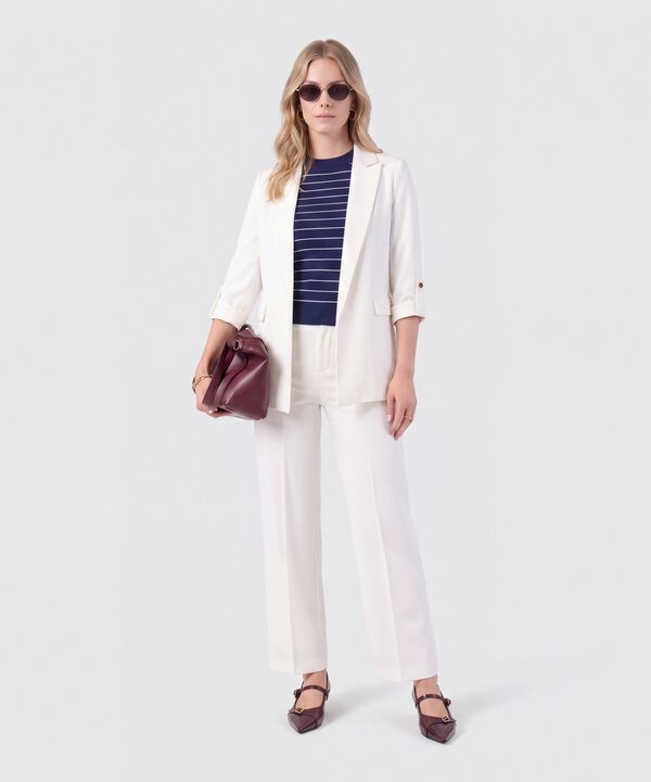 Pantal&oacute;n De Bota Recta Para Mujer