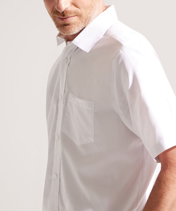 Camisa con Estampado de Puntos image number null