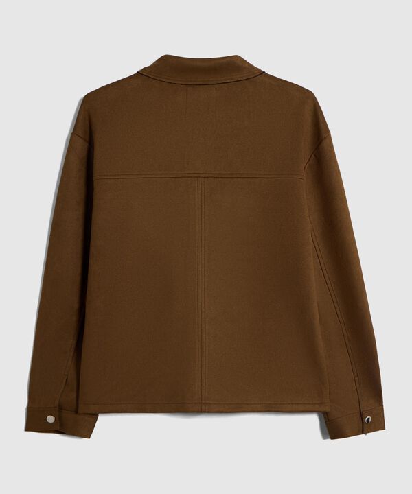 Chaqueta Unicolor Estilo Cargo para Mujer image number null