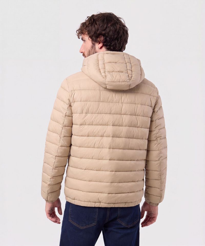 Chaqueta Acolchada Con Capota Hombre