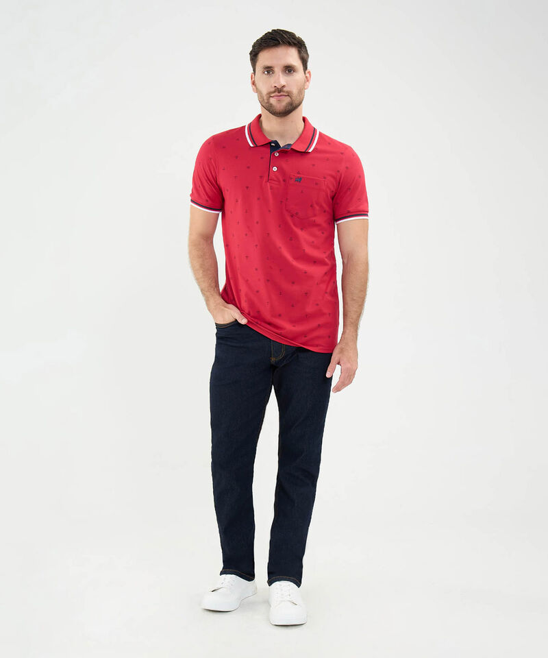 Polo Tejida Estampada