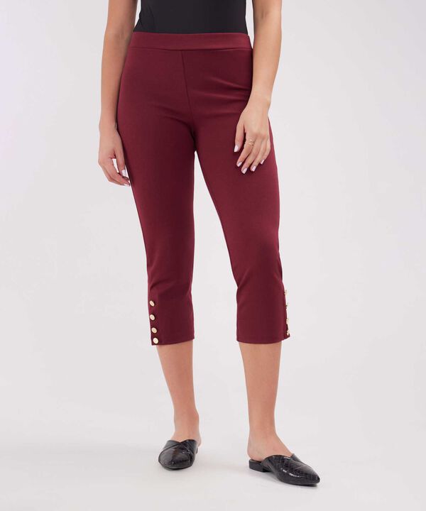 Leggins Unicolor Con Botones Decorativos image number null