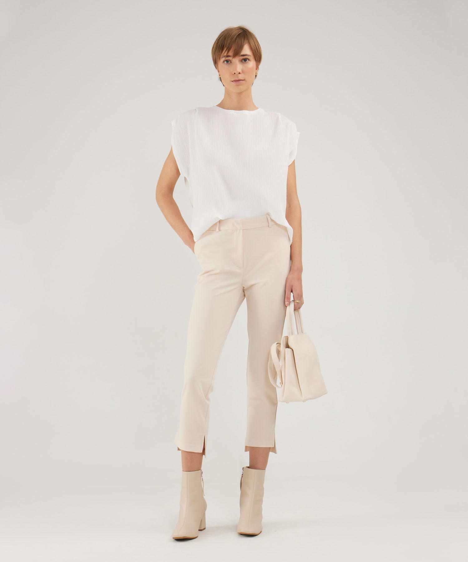 Camiseta Unicolor Texturizada