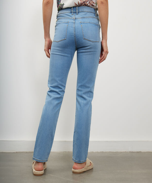 Jean Indigo Bota Recta