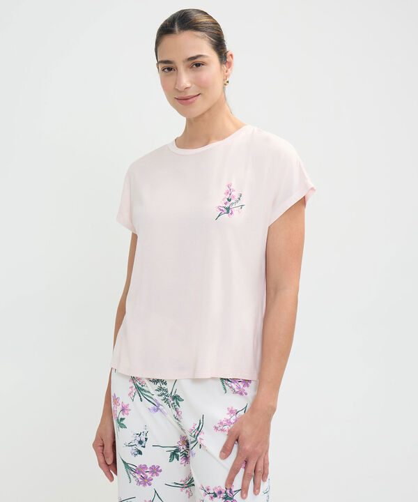 Conjunto de Pijama Estampado Floral