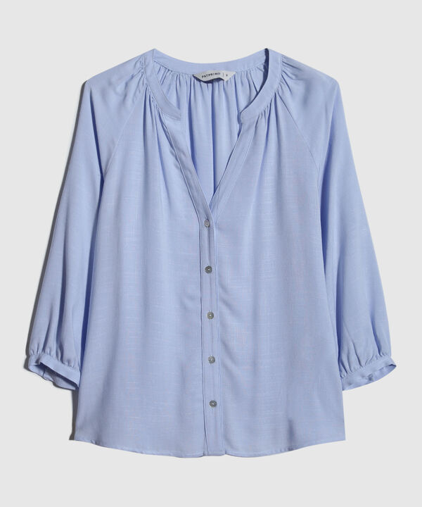 Blusa Manga Tres Cuartos Cuello Neru Unicolor image number null
