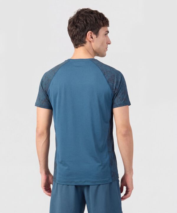 Camiseta Deportiva Con Detalle En Mangas 